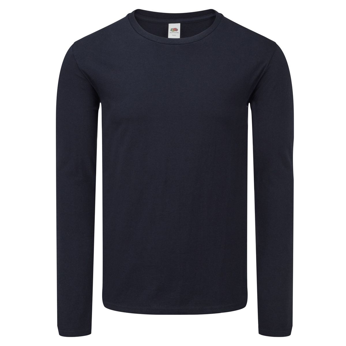 Klassisches Baumwoll-Langarmshirt