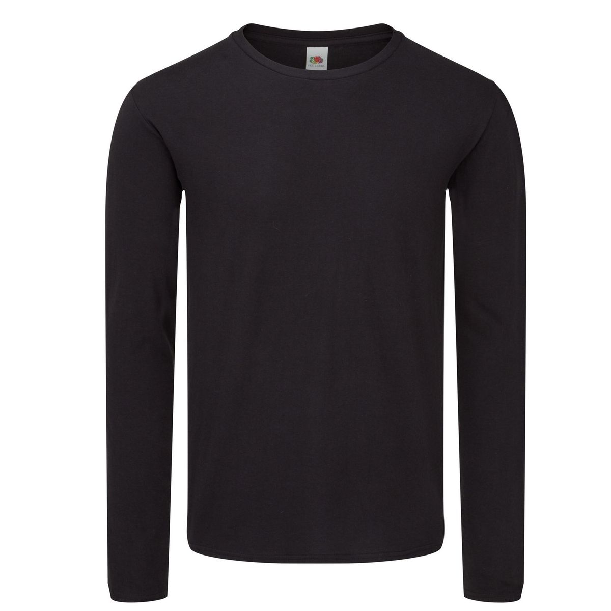 Klassisches Langarm-T-Shirt aus Baumwolle