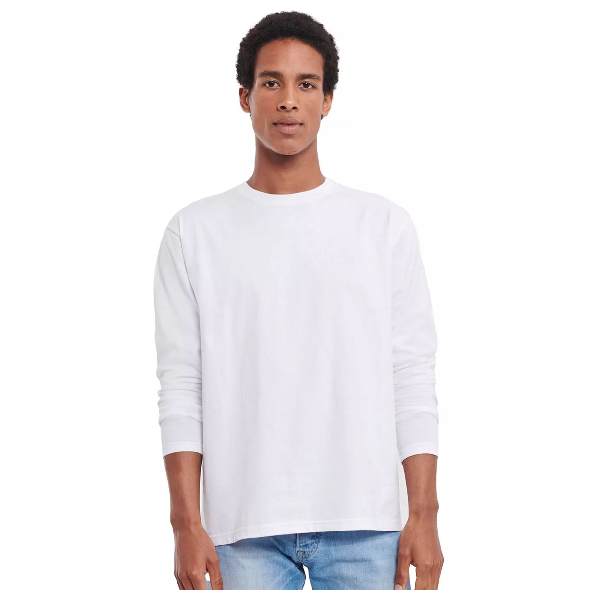 Klassisches langärmliges Baumwoll-Shirt