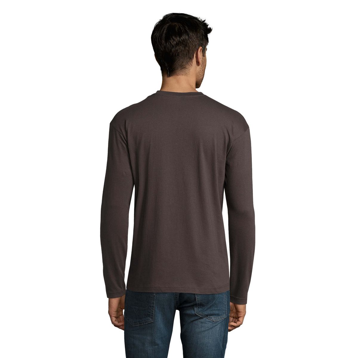 Klassisches Langarm-Shirt aus Baumwolle