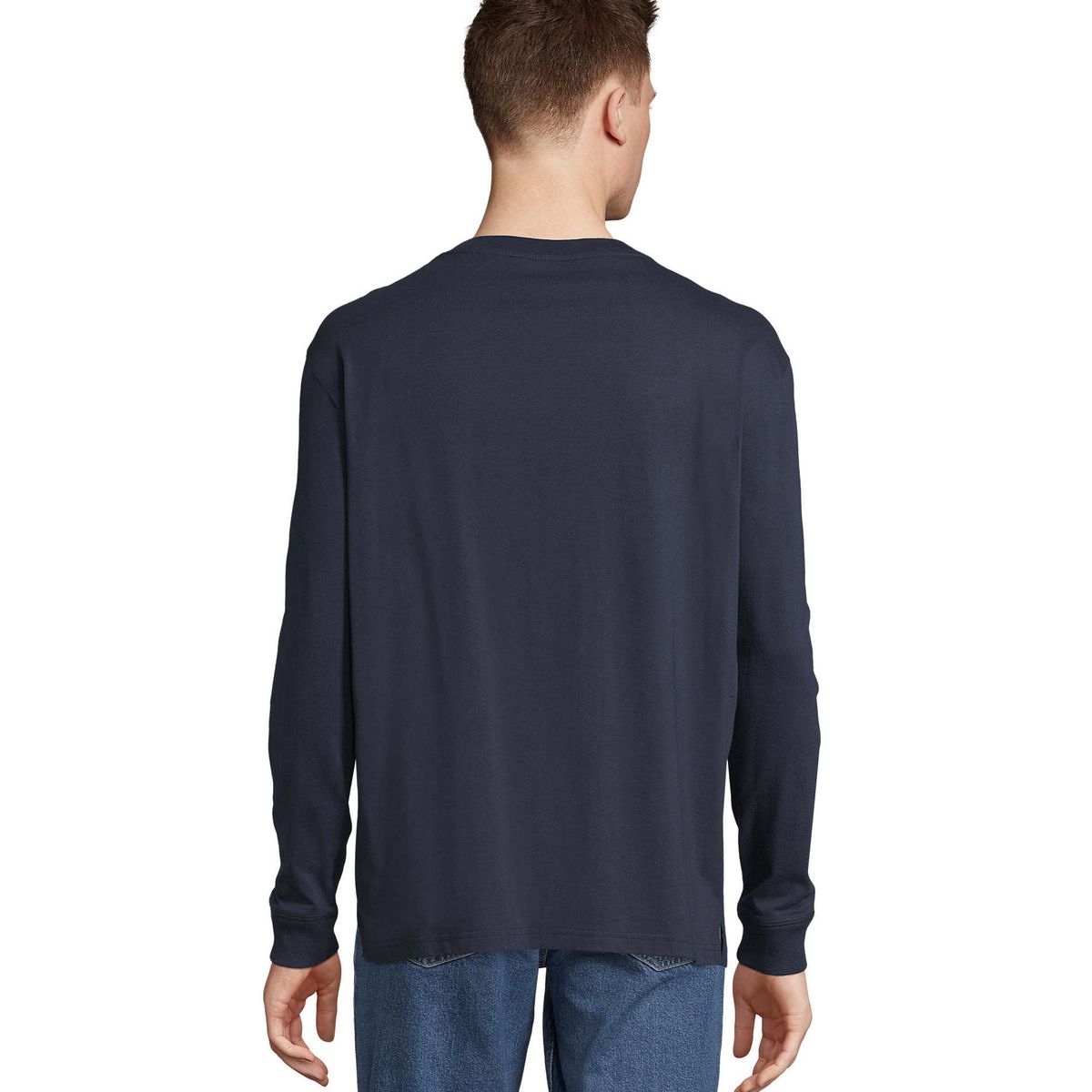 Schweres Langarmshirt aus Bio-Baumwolle