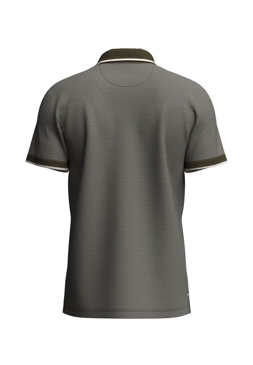 Strukturiertes Piqué-Poloshirt aus Baumwolle