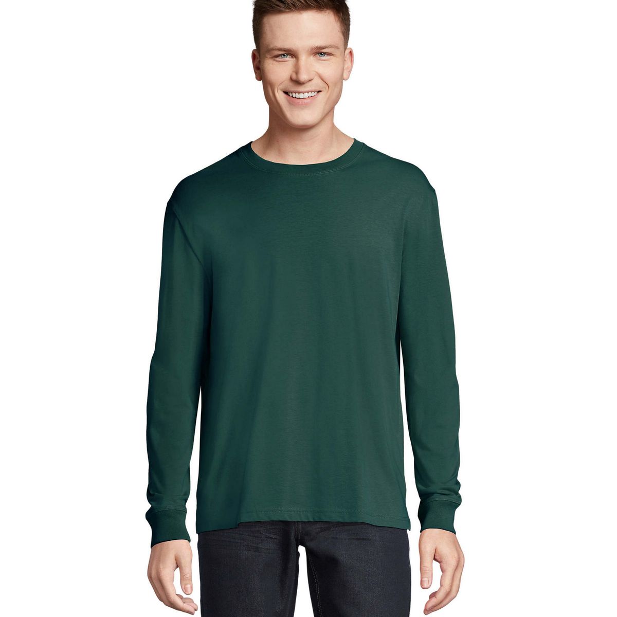 Langarmshirt aus schwerer Bio-Baumwolle