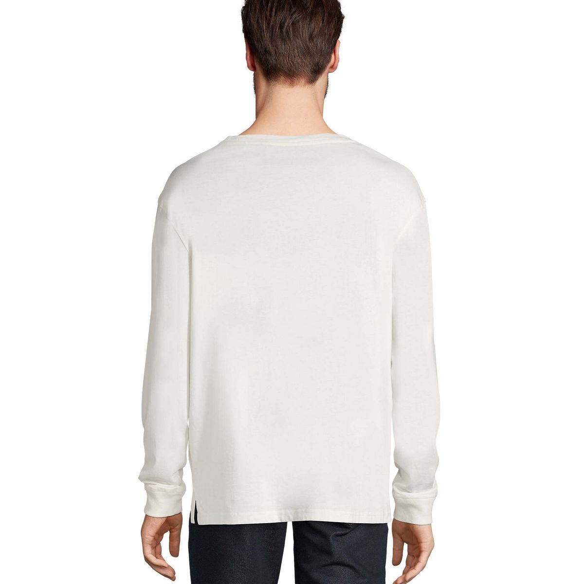 Langarmshirt aus schwerer Bio-Baumwolle