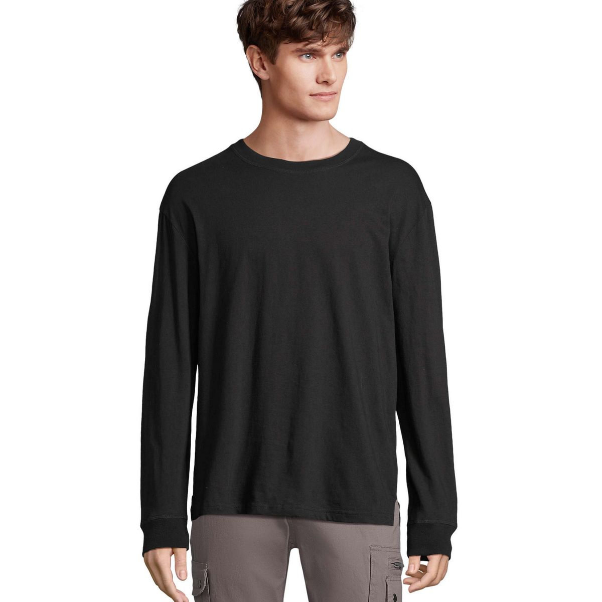 Klassisches Langarmshirt aus Bio-Baumwolle