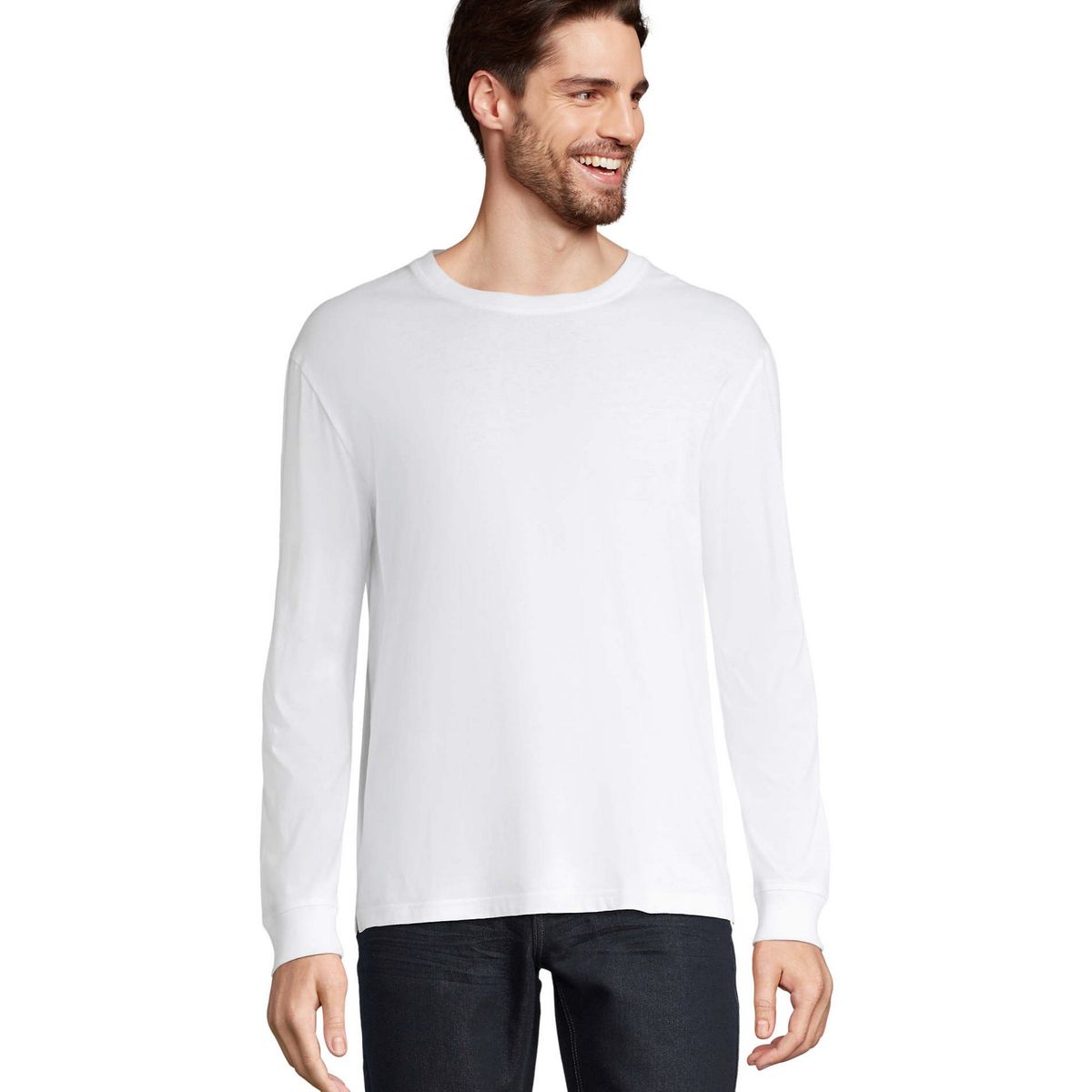 Schweres Langarmshirt aus Bio-Baumwolle