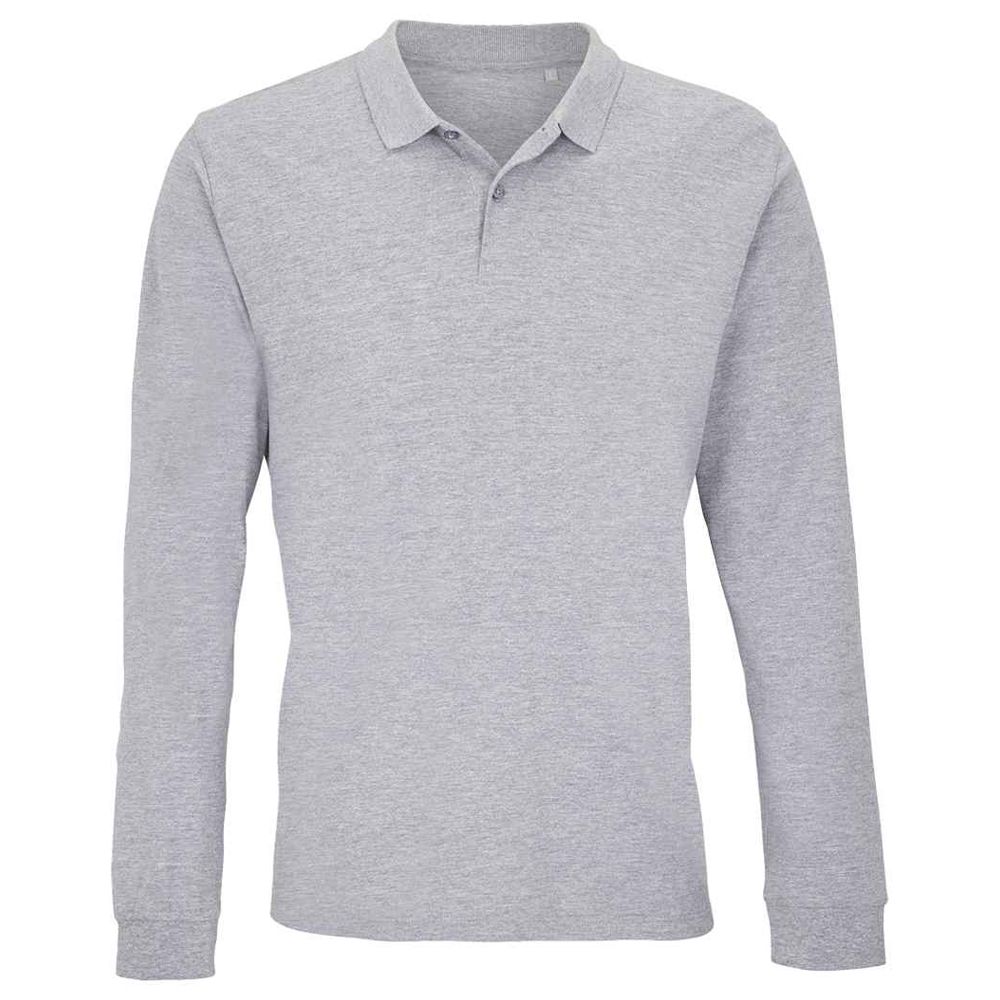 Langärmeliges Poloshirt aus Bio-Baumwolle