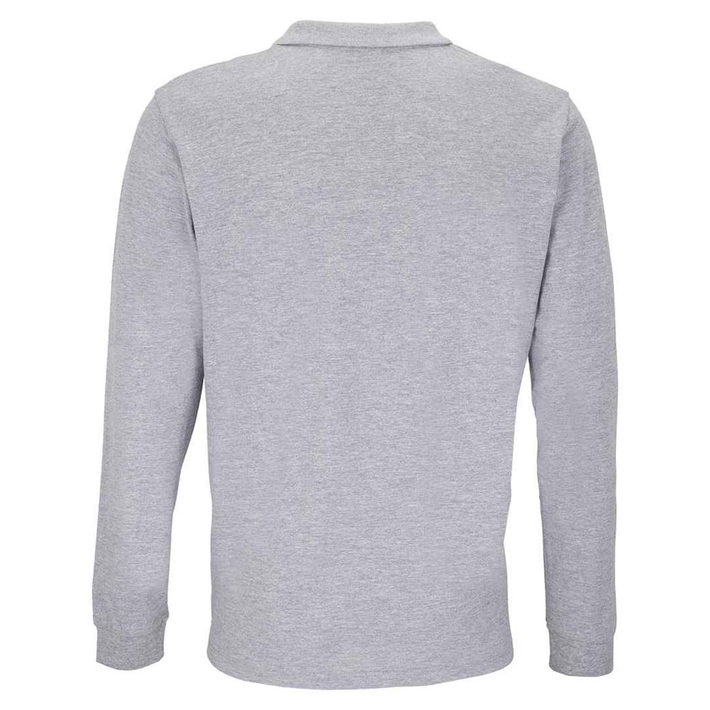 Langärmeliges Poloshirt aus Bio-Baumwolle