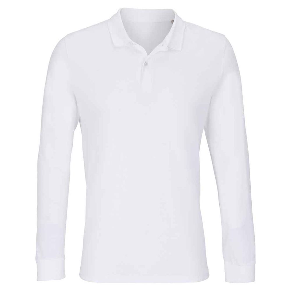 Langarm-Poloshirt aus Bio-Baumwolle