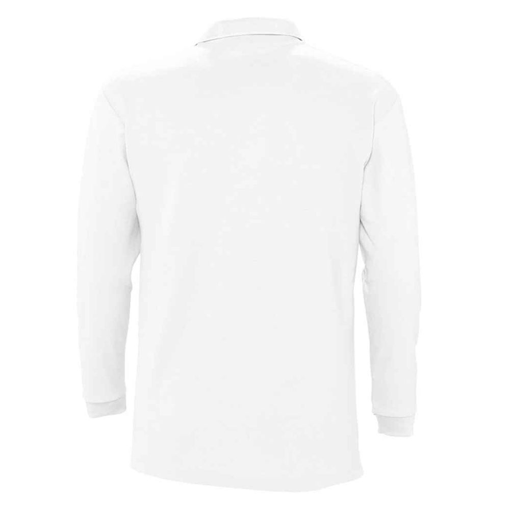 Langarm-Poloshirt aus Baumwoll-Piqué