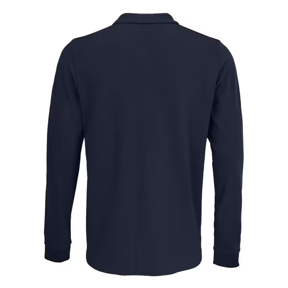 Langärmliges Piqué-Poloshirt