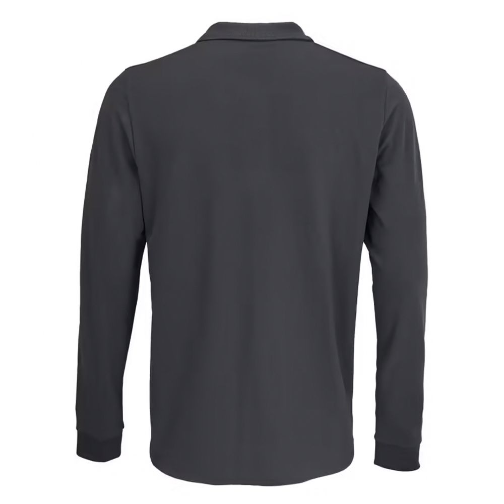 Langärmliges Piqué-Poloshirt