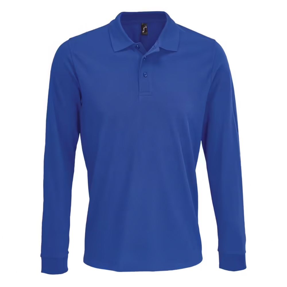 Klassisches Langarm-Poloshirt aus Piqué
