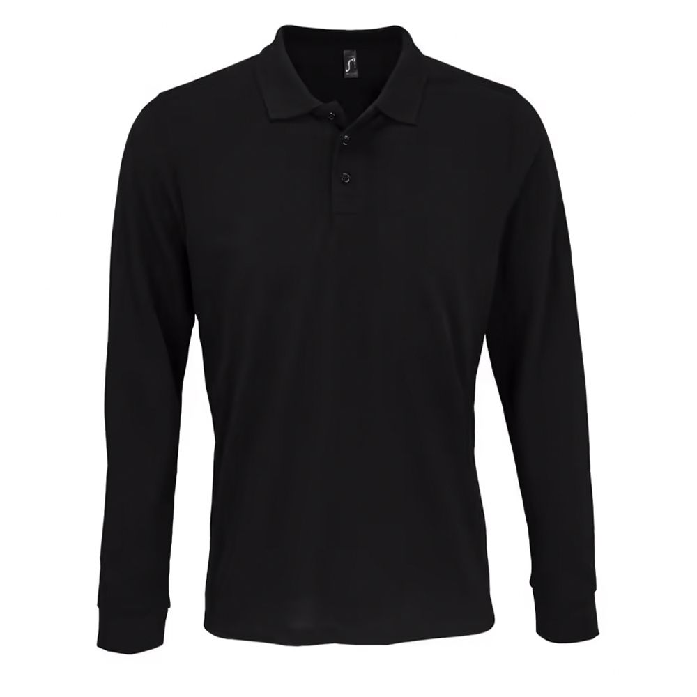 Klassisches Langarm-Poloshirt