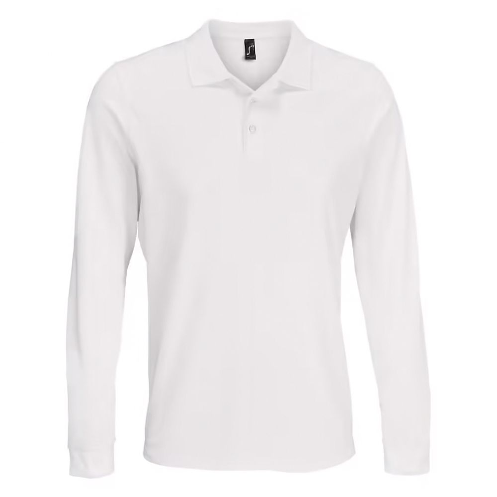 Langärmliges Piqué-Poloshirt
