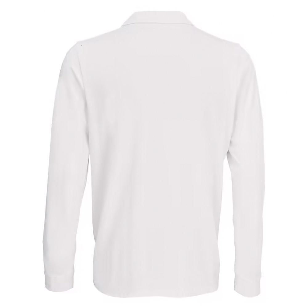 Langärmliges Piqué-Poloshirt