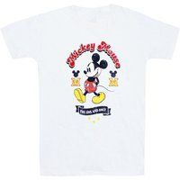 Mickey Mouse Grafik-T-Shirt im Vintage-Stil