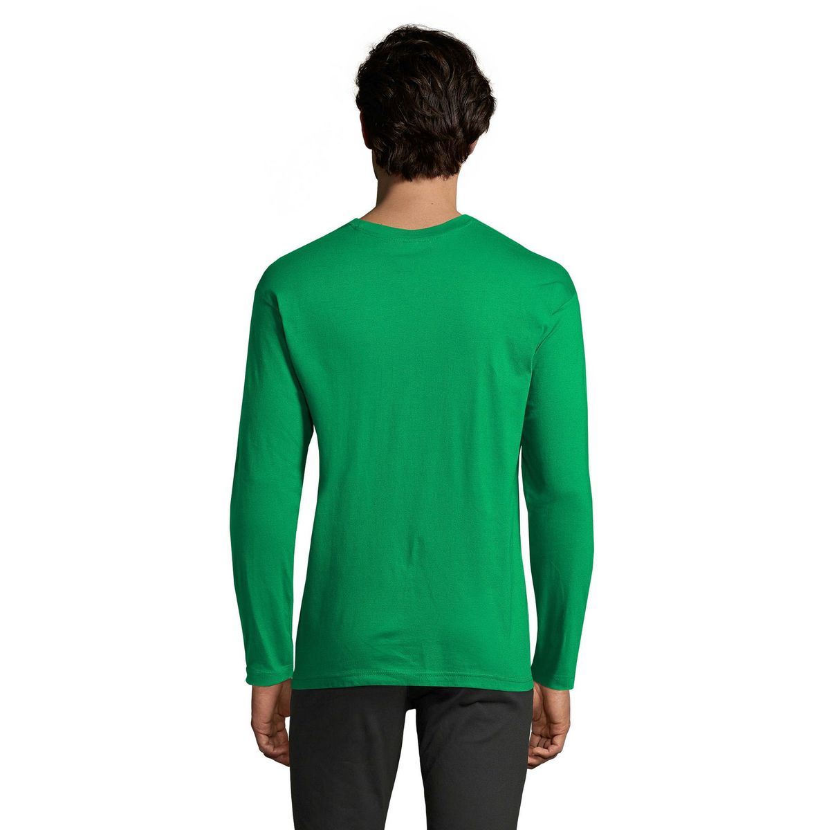 Klassisches Langarm-T-Shirt aus Baumwolle