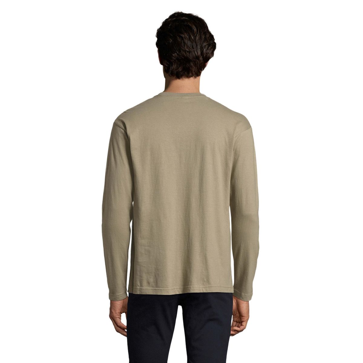 Klassisches Langarmshirt aus Baumwolle