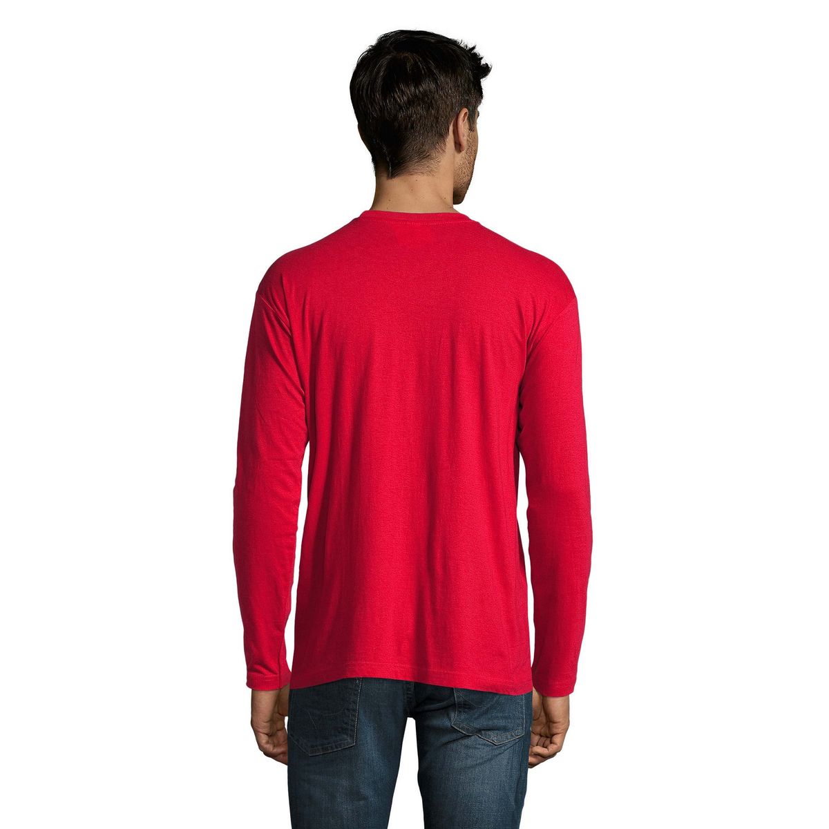 Klassisches Langarmshirt mit Rundhalsausschnitt