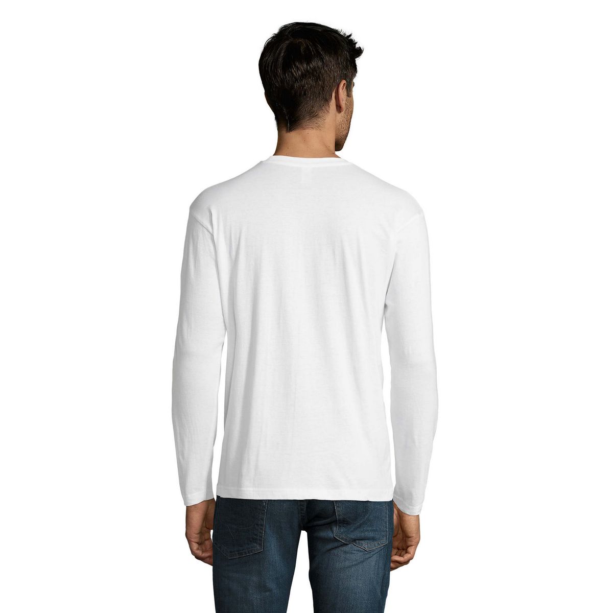 Klassisches Langarmshirt aus Baumwolle