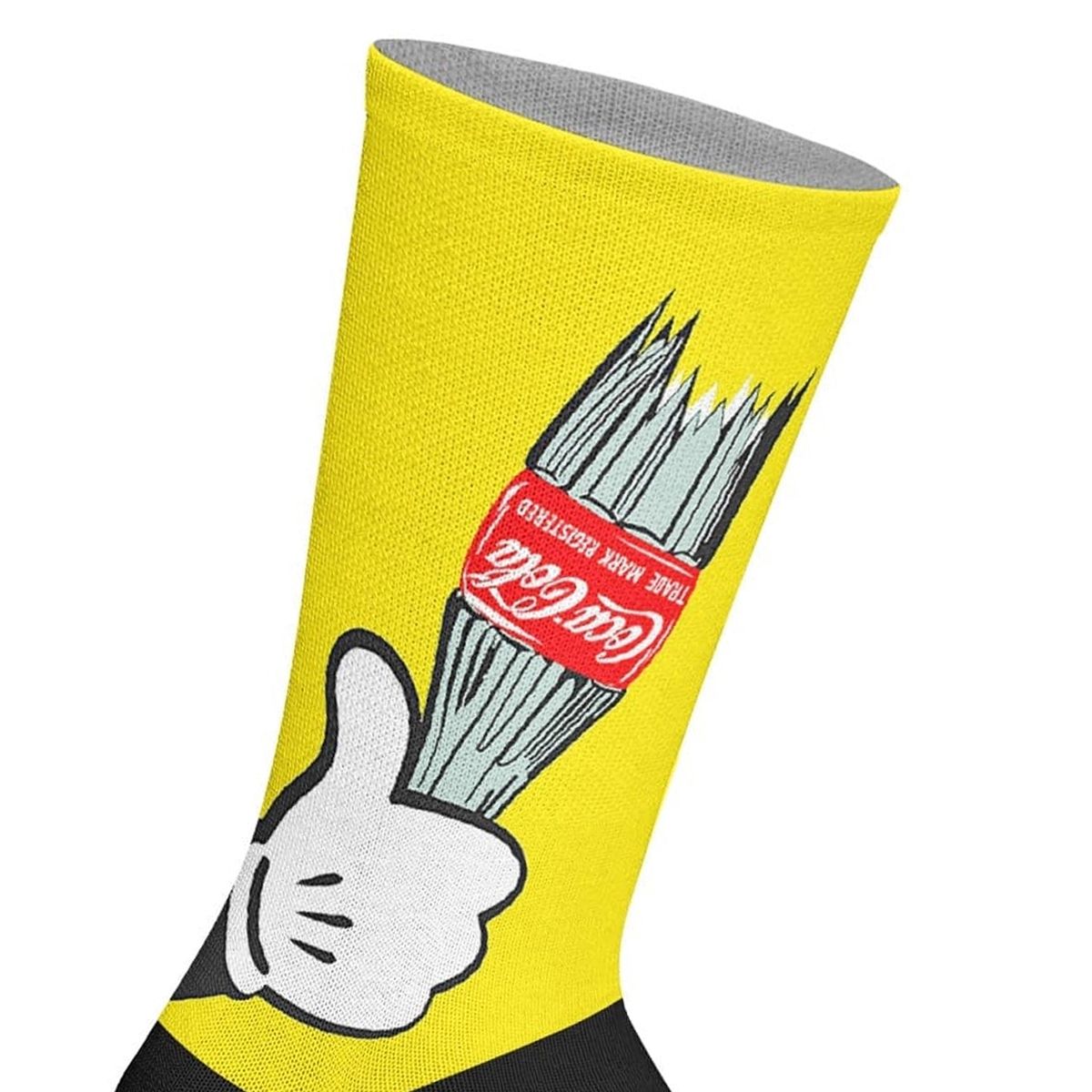 Originelle Crew-Socken mit Comic-Grafik