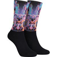 Lebhafter Koala Neon-Stadtbild Print