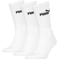 Gerippte Baumwoll-Crew-Socken mit Logo