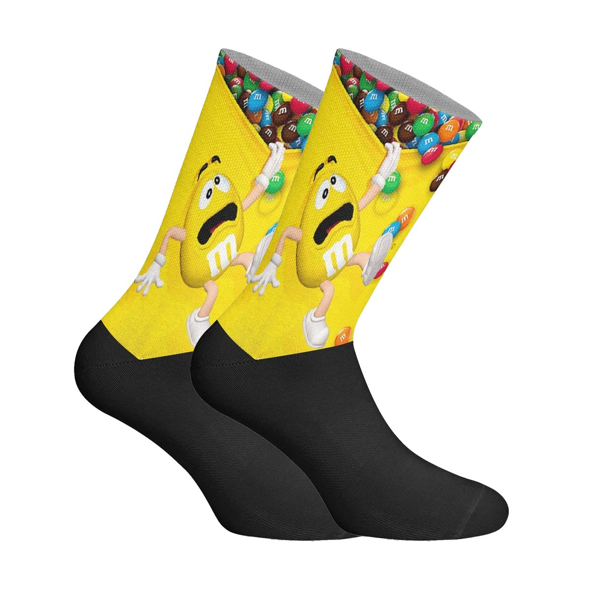 Crew-Socken mit Comic-Motiv