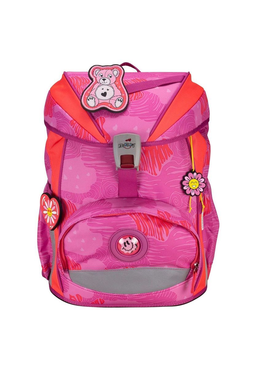 DerDieDas® Schulranzen-Set, 6-teilig, pink, 99