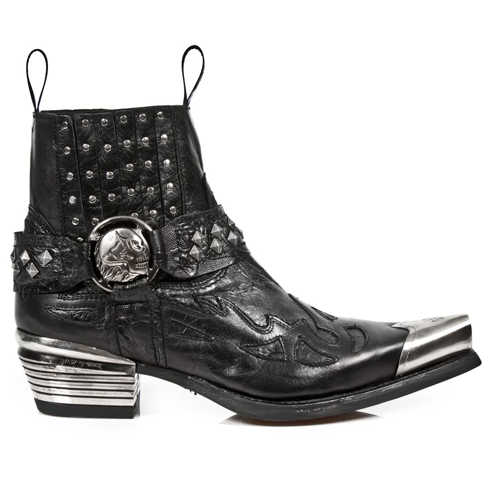 Besetzte Gothic Western Stiefeletten