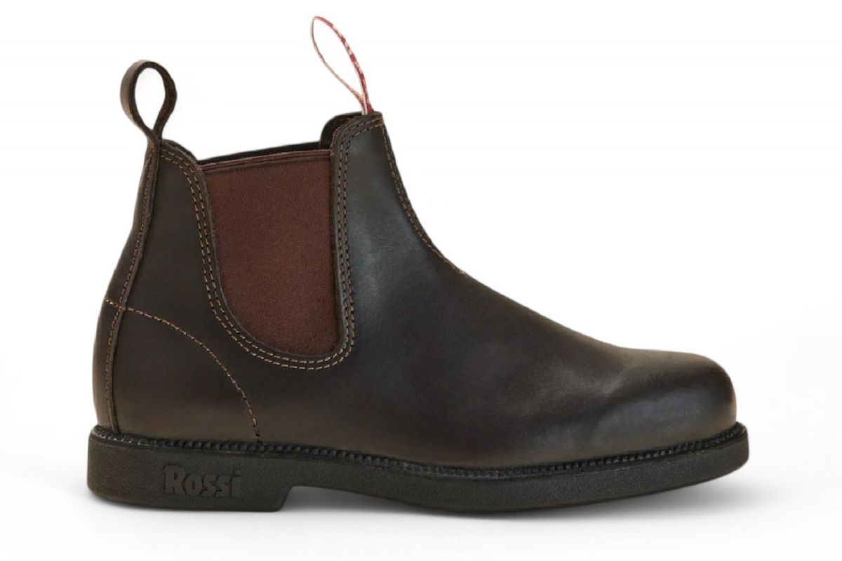 Robuste Chelsea-Stiefel aus Leder