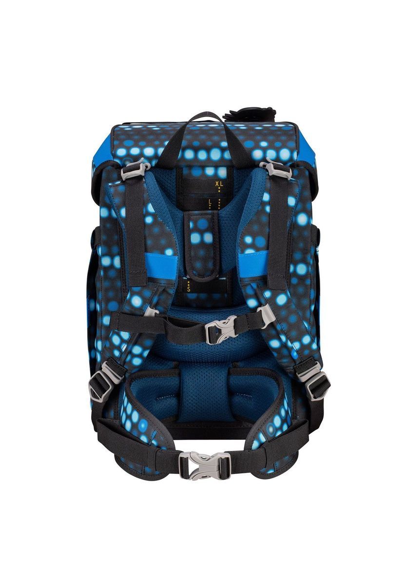 DerDieDas® Schulranzen, 8-teilig, gepolstert, blau, 99