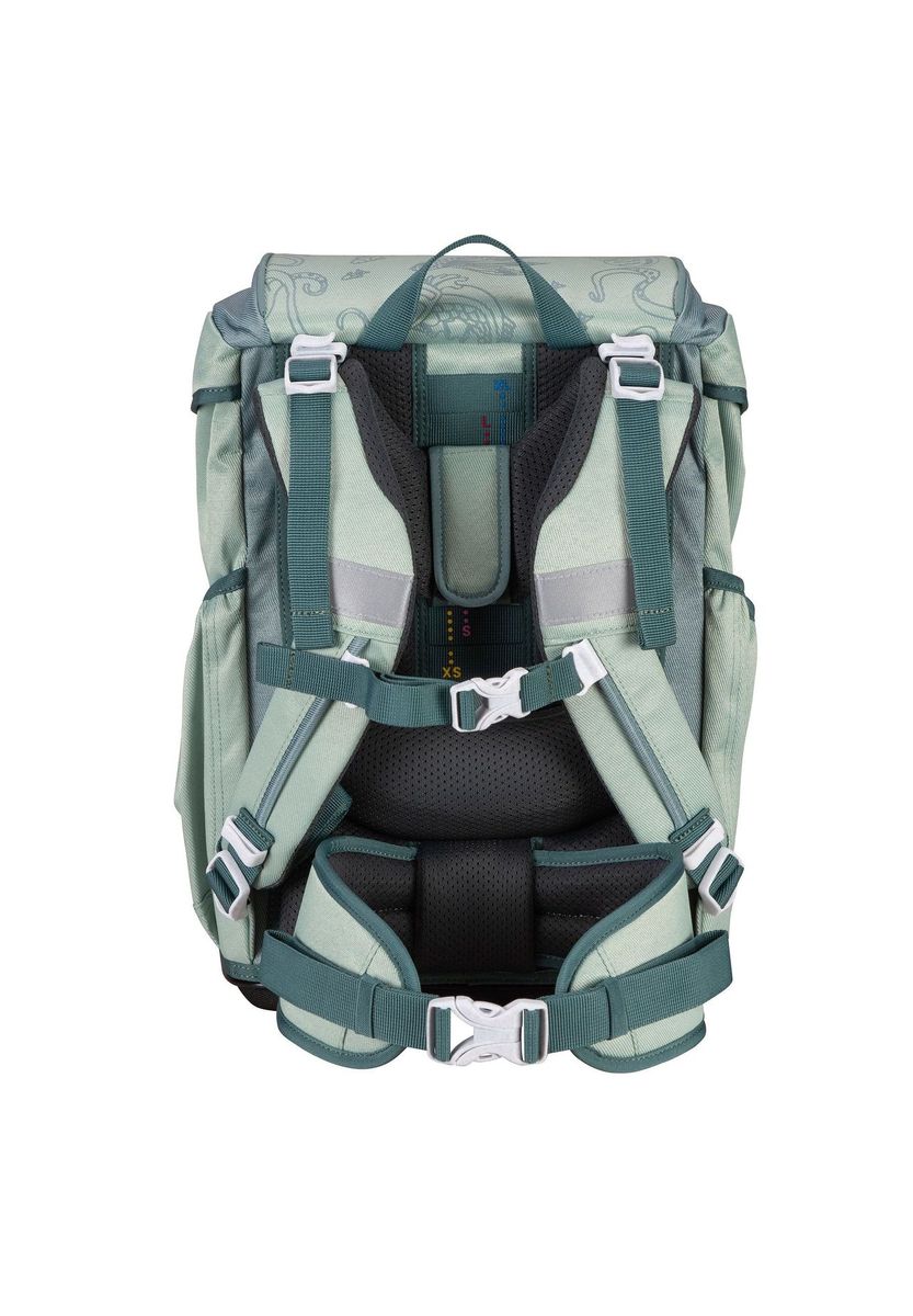 Grünes Leichtes Schulrucksack-Set