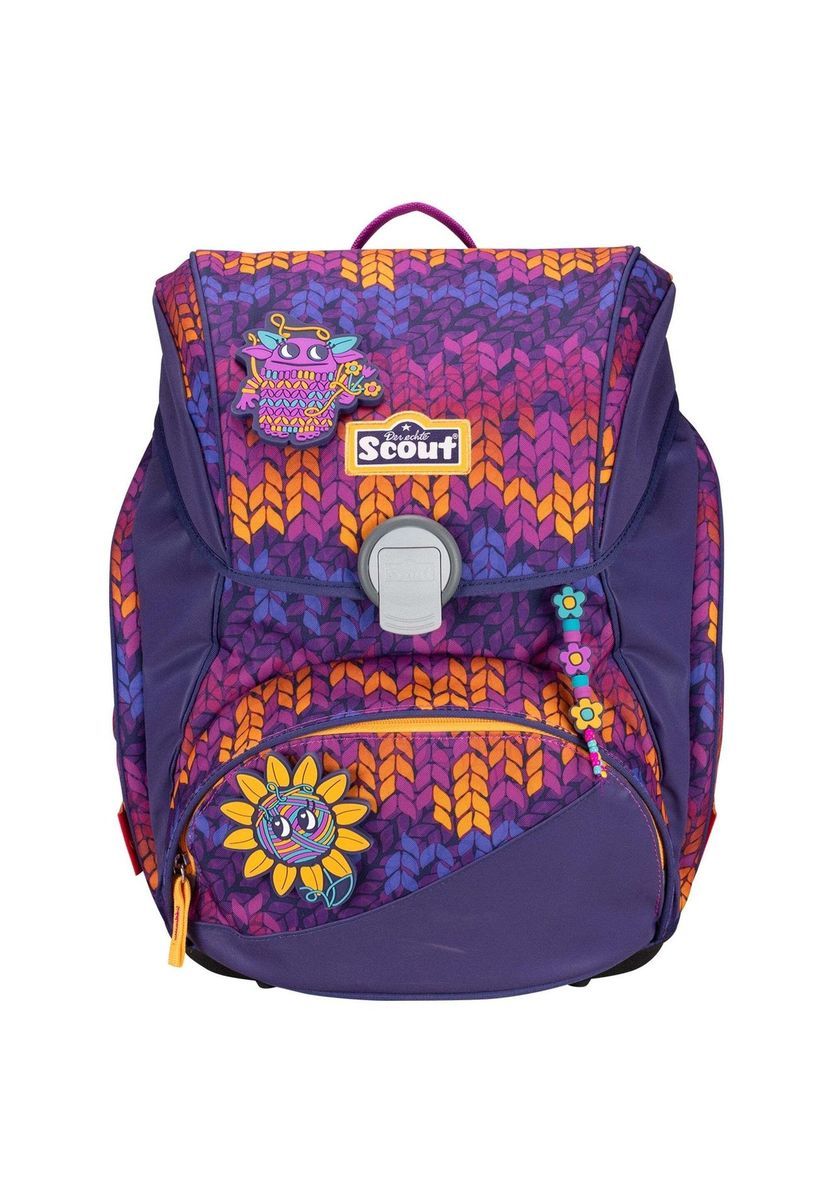 Gemustertes Schulranzen-Set