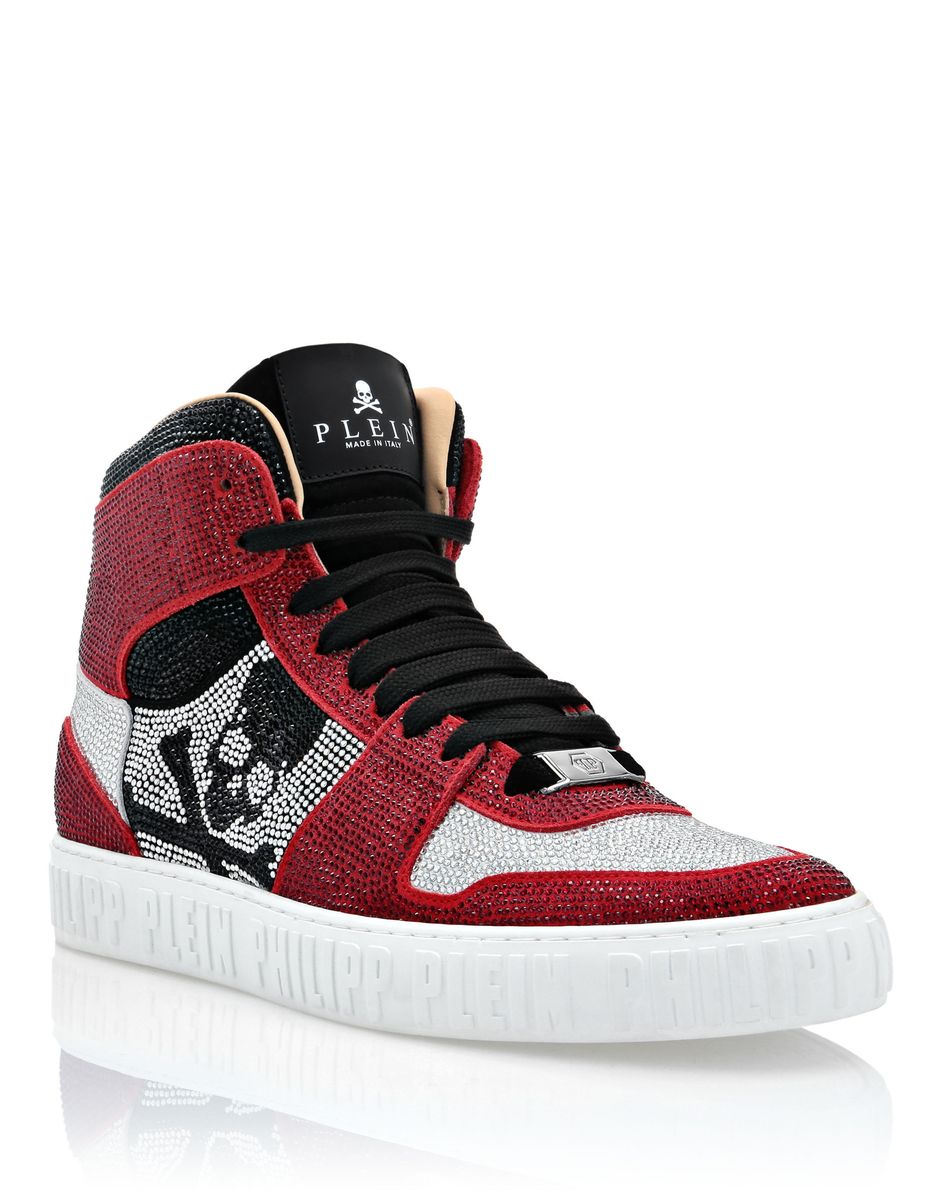 Notorious High-Top-Sneaker mit Schmucksteinen