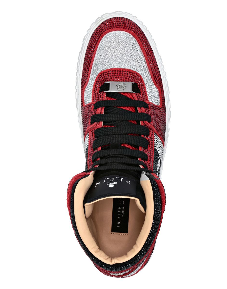 Notorious High-Top-Sneaker mit Schmucksteinen