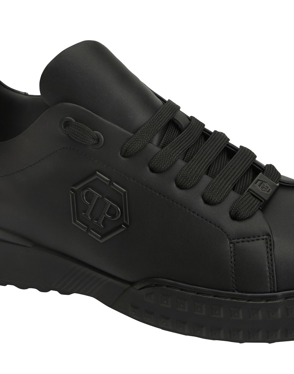 Leder Low-Top Hexagon Sneaker