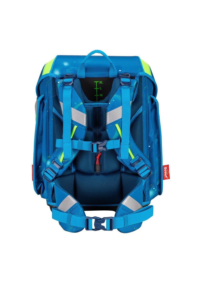 Blaues Schulrucksack-Set für Kinder