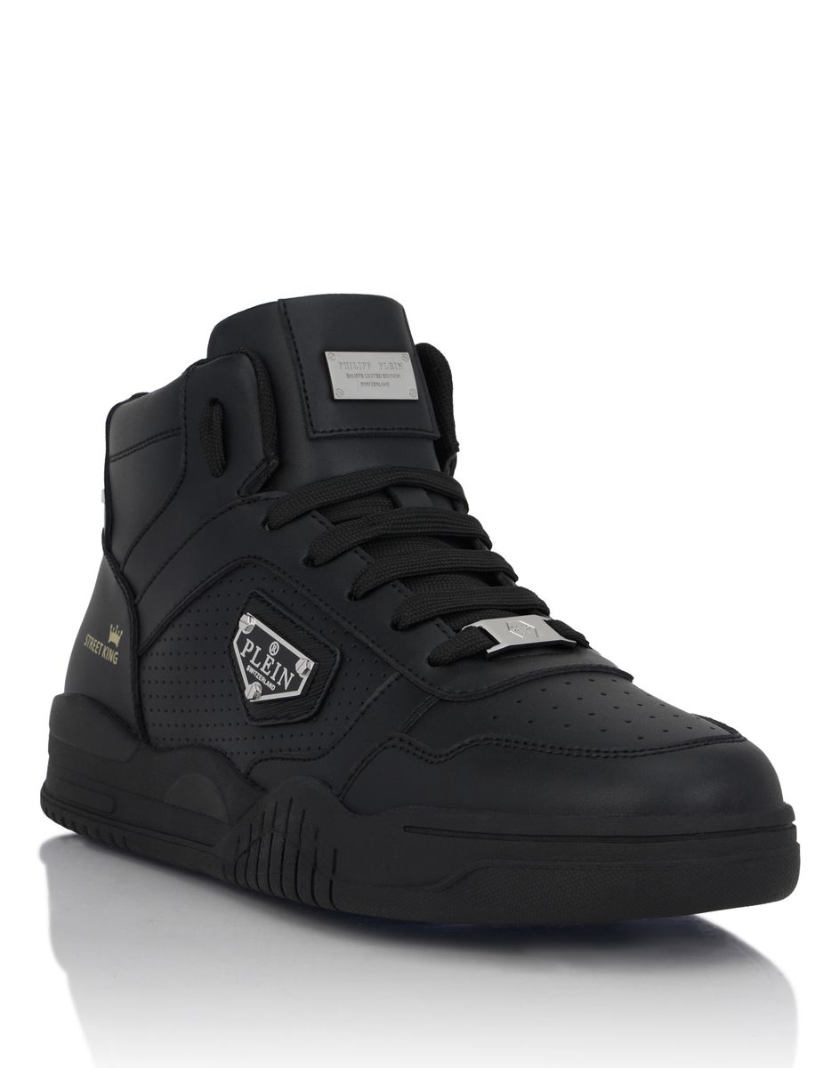Urbane Leder Mid-Top Sneaker