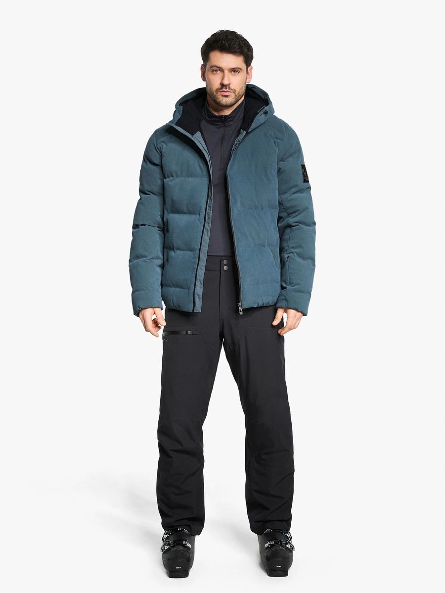 Wattierte Skijacke in Cord-Optik