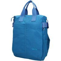 Wandelbarer Rucksack-Tote mit Gittermuster