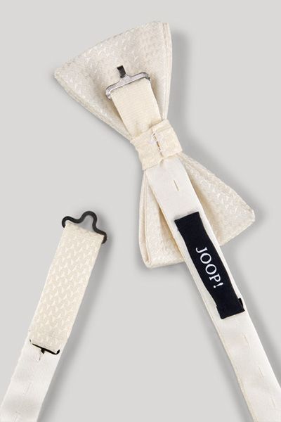 Joop! Fliege in Ecru mit verstellbarem Riemen und Hakenverschluss