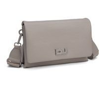 Strukturierte Crossbody-Tasche aus Kunstleder