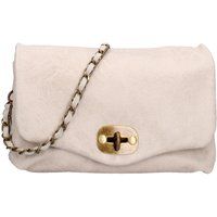 Elegante Wildleder-Umhängetasche mit Kette