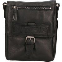 Leder-Messenger-Tasche mit Schnalle