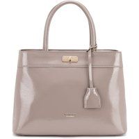 Elegante Strukturierte Lackhandtasche