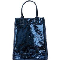 Mini-Tote-Tasche mit Metallic-Crinkle-Effekt