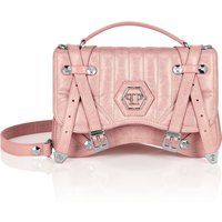 Gürteltasche aus Leder mit Knitteroptik