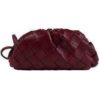 Mini-Pouch mit Intrecciato-Flechtmuster